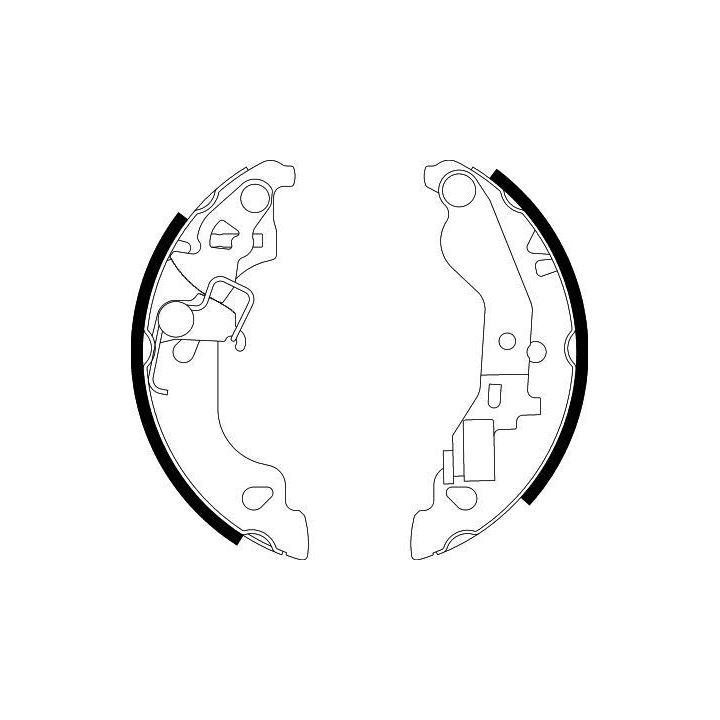 Stabdžių trinkelių komplektas HELLA 8DB 355 002-571