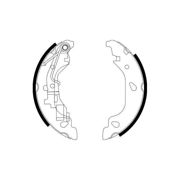 Stabdžių trinkelių komplektas HELLA 8DB 355 002-581