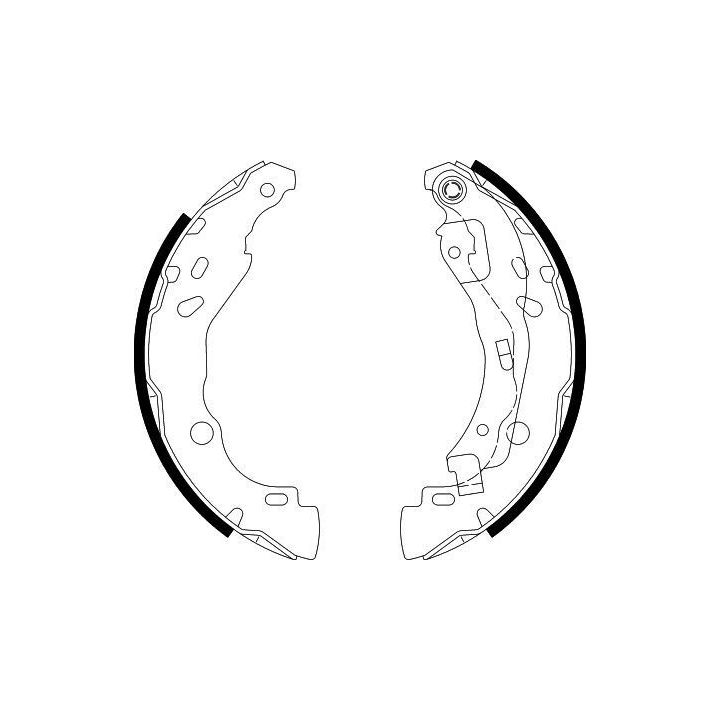 Stabdžių trinkelių komplektas HELLA 8DB 355 002-641