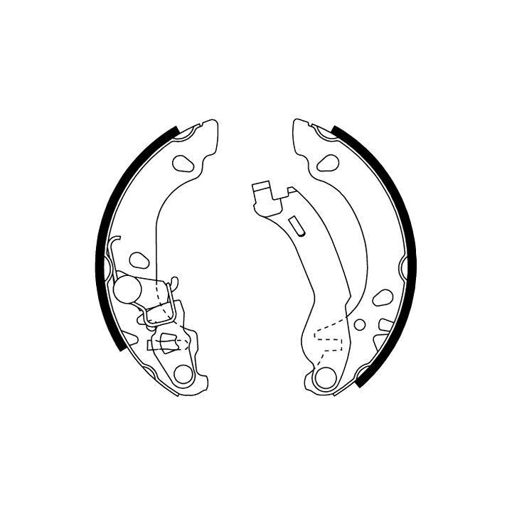 Stabdžių trinkelių komplektas HELLA 8DB 355 002-691