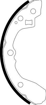 Stabdžių trinkelių komplektas HELLA 8DB 355 002-711