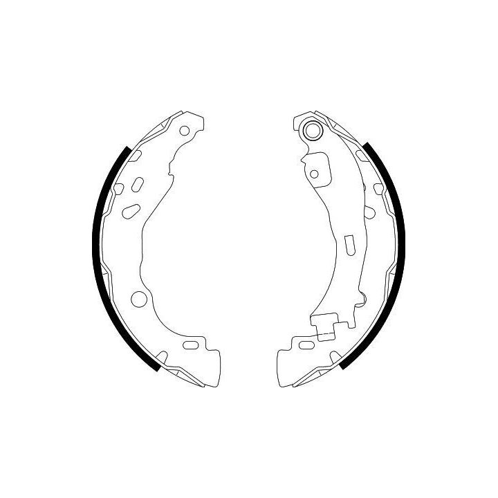 Stabdžių trinkelių komplektas HELLA 8DB 355 002-751