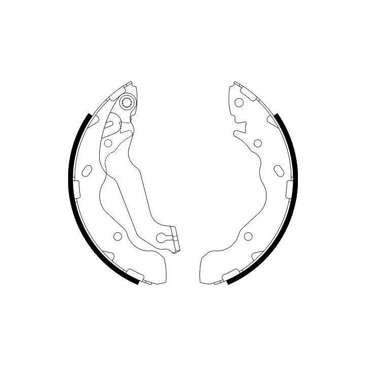 Stabdžių trinkelių komplektas HELLA 8DB 355 002-761