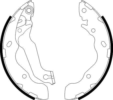 Stabdžių trinkelių komplektas HELLA 8DB 355 002-761