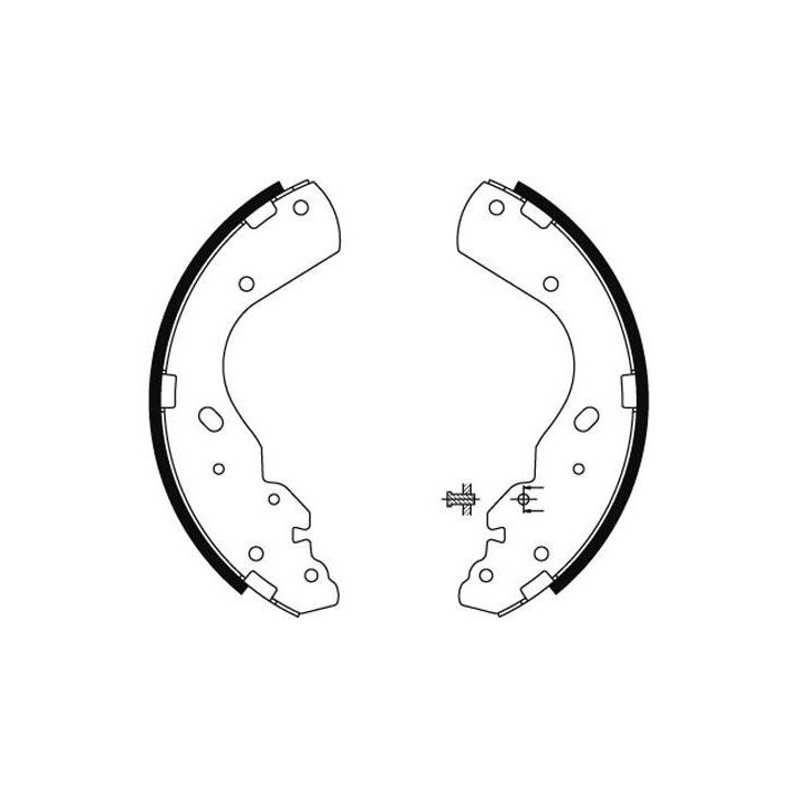 Stabdžių trinkelių komplektas HELLA 8DB 355 002-851