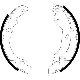 Stabdžių trinkelių komplektas HELLA 8DB 355 002-901