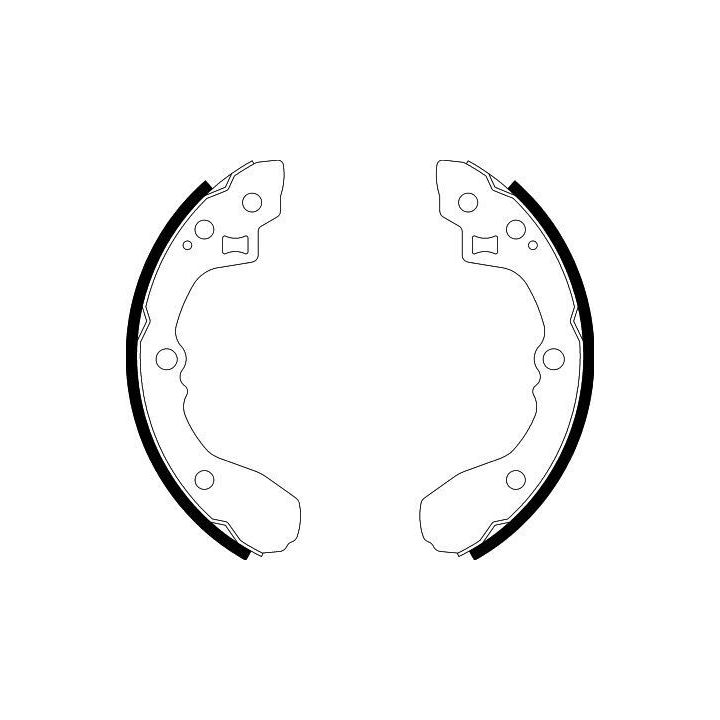 Stabdžių trinkelių komplektas HELLA 8DB 355 002-931