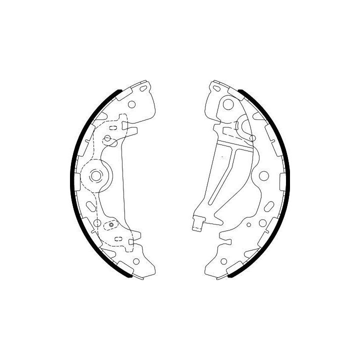 Stabdžių trinkelių komplektas HELLA 8DB 355 003-001