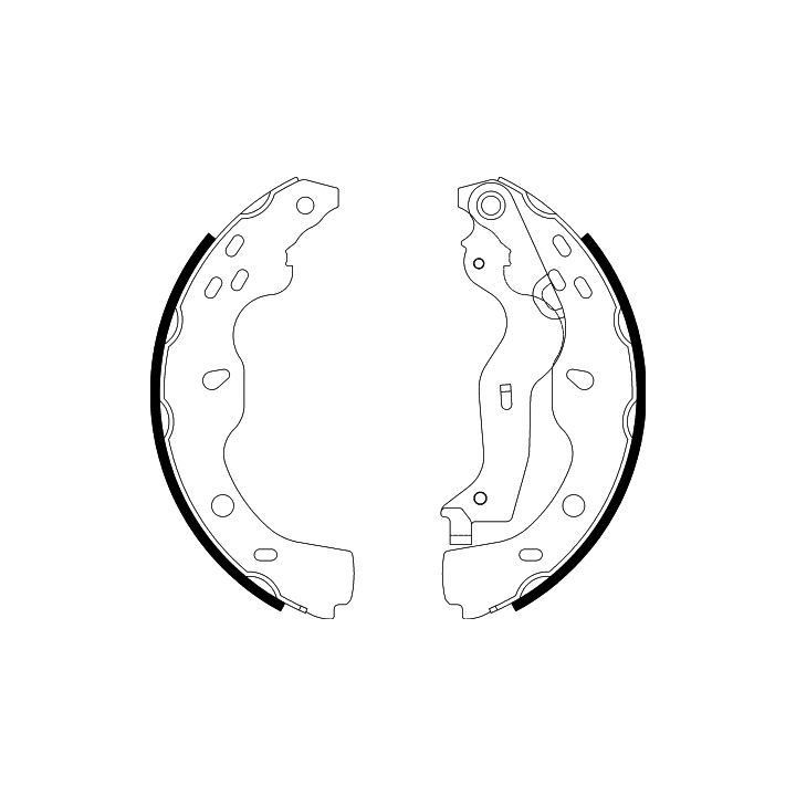 Stabdžių trinkelių komplektas HELLA 8DB 355 003-041