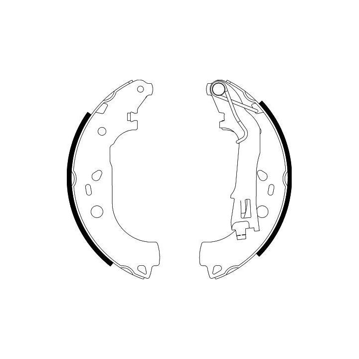 Stabdžių trinkelių komplektas HELLA 8DB 355 003-051