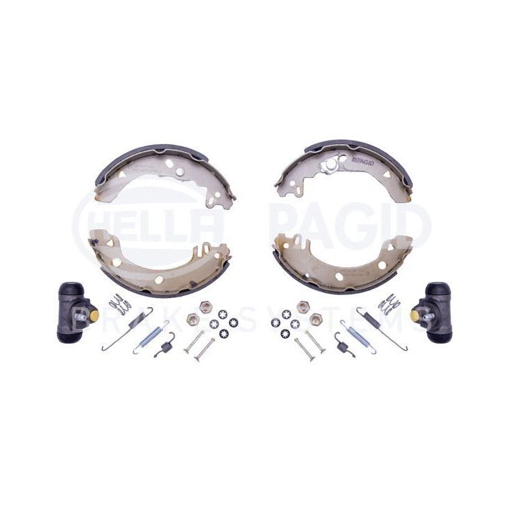 Stabdžių trinkelių komplektas HELLA 8DB 355 003-131