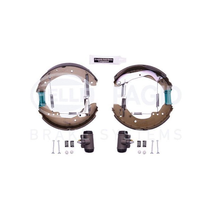 Stabdžių trinkelių komplektas HELLA 8DB 355 003-641