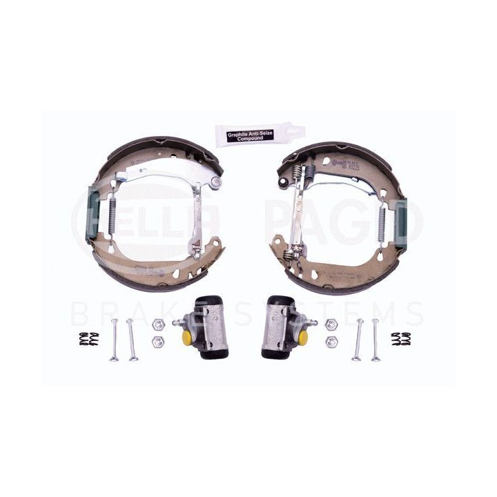 Stabdžių trinkelių komplektas HELLA 8DB 355 003-701