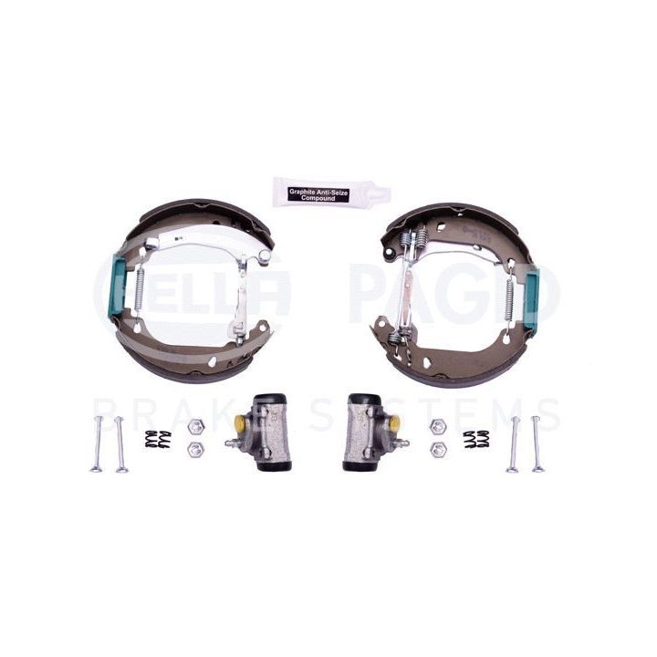 Stabdžių trinkelių komplektas HELLA 8DB 355 003-971