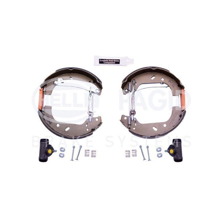 Stabdžių trinkelių komplektas HELLA 8DB 355 004-161