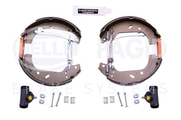 Stabdžių trinkelių komplektas HELLA 8DB 355 004-161