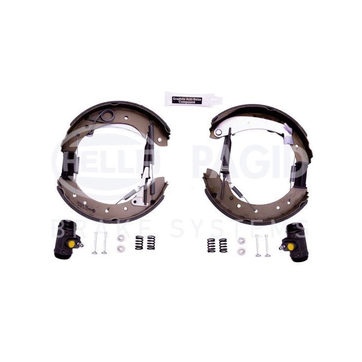 Stabdžių trinkelių komplektas HELLA 8DB 355 004-241