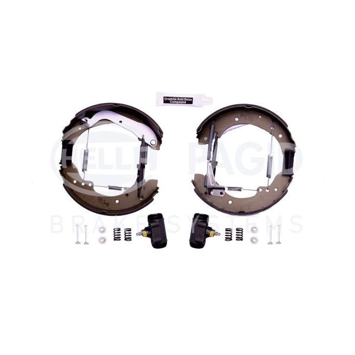 Stabdžių trinkelių komplektas HELLA 8DB 355 004-281