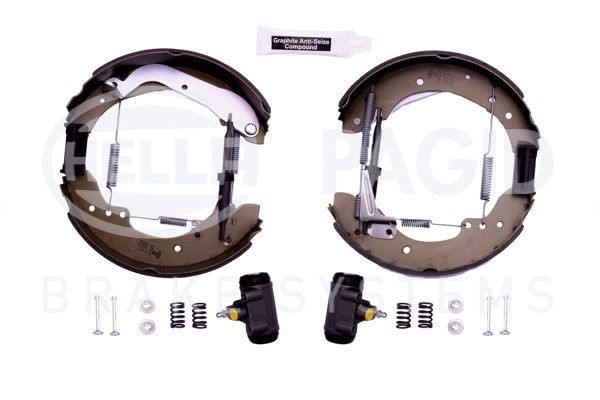 Stabdžių trinkelių komplektas HELLA 8DB 355 004-281