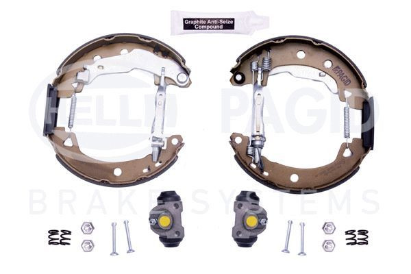 Stabdžių trinkelių komplektas HELLA 8DB 355 004-381