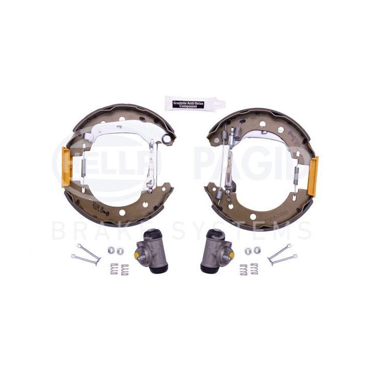 Stabdžių trinkelių komplektas HELLA 8DB 355 004-401