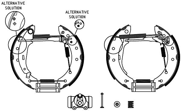 Stabdžių trinkelių komplektas HELLA 8DB 355 004-431