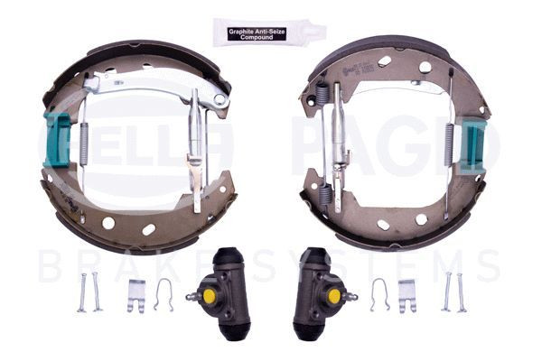 Stabdžių trinkelių komplektas HELLA 8DB 355 004-471