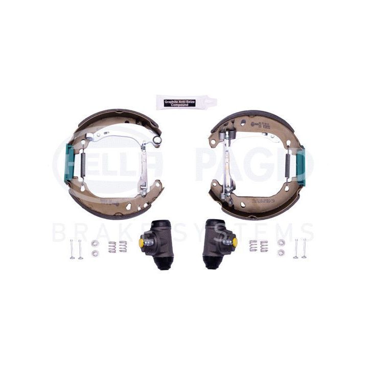 Stabdžių trinkelių komplektas HELLA 8DB 355 004-531