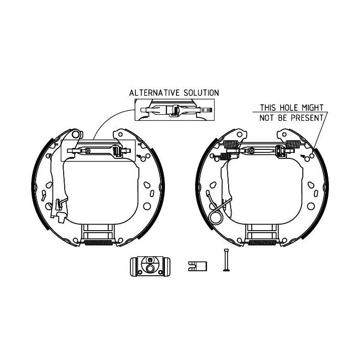 Stabdžių trinkelių komplektas HELLA 8DB 355 004-871