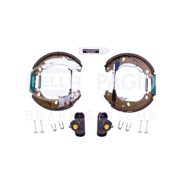 Stabdžių trinkelių komplektas HELLA 8DB 355 004-891