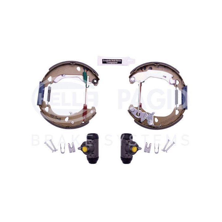 Stabdžių trinkelių komplektas HELLA 8DB 355 004-911