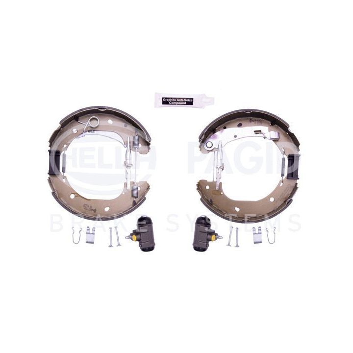 Stabdžių trinkelių komplektas HELLA 8DB 355 005-091