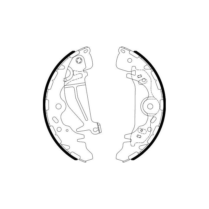 Stabdžių trinkelių komplektas HELLA 8DB 355 022-091