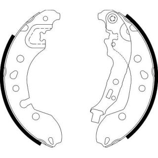 Stabdžių trinkelių komplektas HELLA 8DB 355 022-181