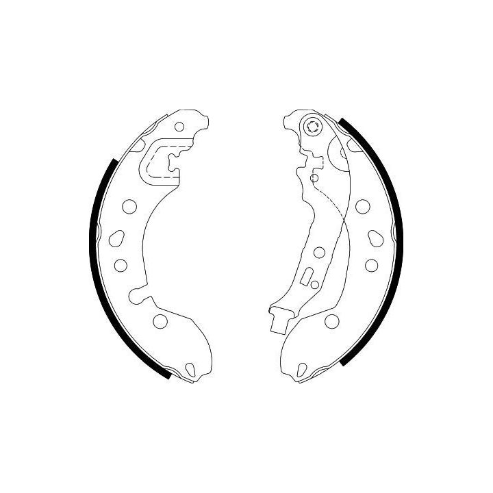 Stabdžių trinkelių komplektas HELLA 8DB 355 022-181