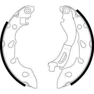 Stabdžių trinkelių komplektas HELLA 8DB 355 022-211