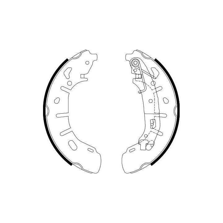 Stabdžių trinkelių komplektas HELLA 8DB 355 022-221