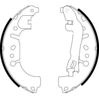 Stabdžių trinkelių komplektas HELLA 8DB 355 022-271
