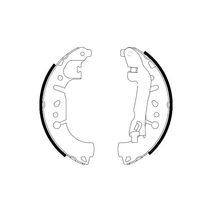 Stabdžių trinkelių komplektas HELLA 8DB 355 022-271