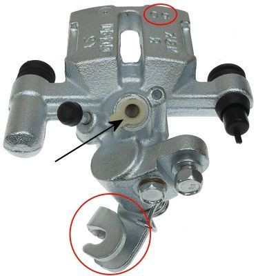 Stabdžių apkaba HELLA 8AC 355 380-331