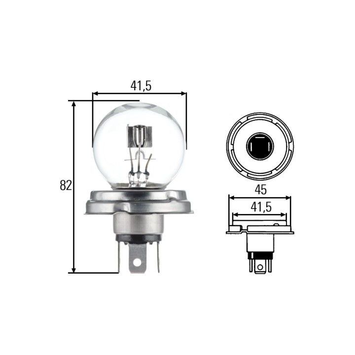 Lemputė, priekinis žibintas HELLA 8GD 002 088-071