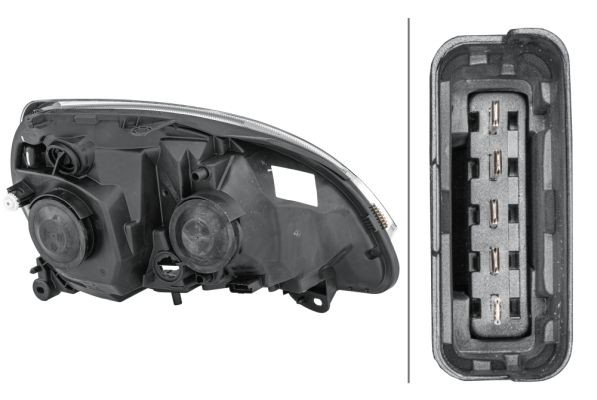 Priekinis žibintas HELLA 1DB 008 461-731