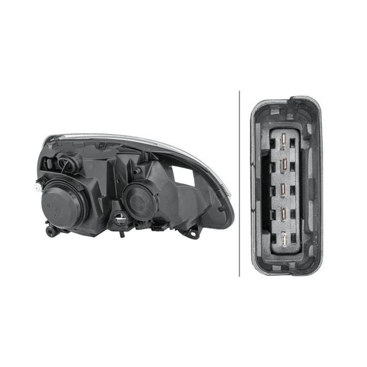 Priekinis žibintas HELLA 1DL 008 461-771