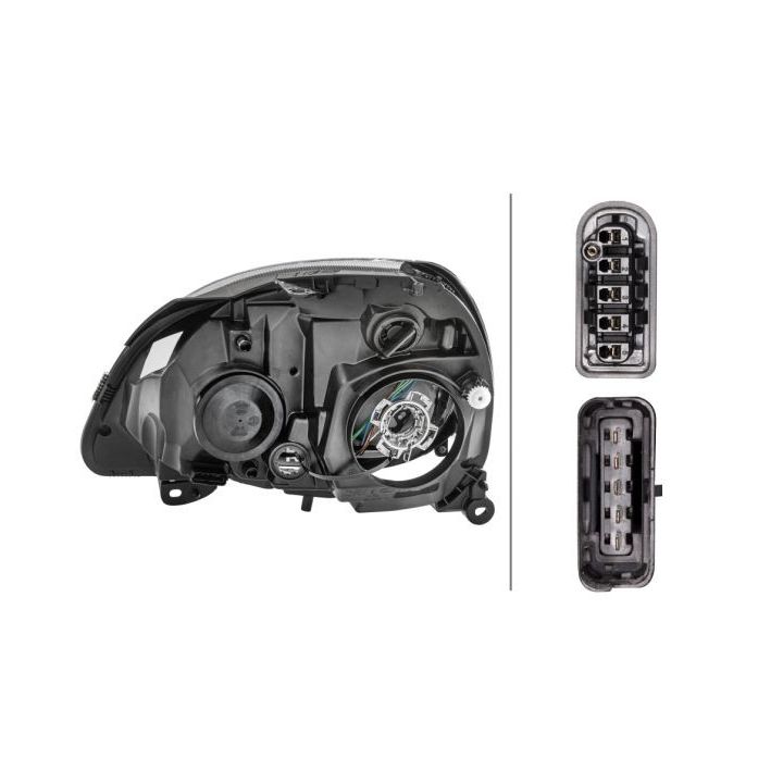 Priekinis žibintas HELLA 1DL 008 461-801