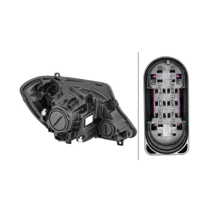 Priekinis žibintas HELLA 1ED 011 030-111