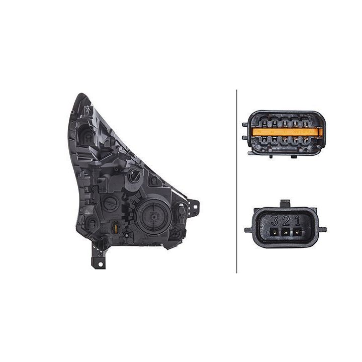 Priekinis žibintas HELLA 1EE 011 410-411