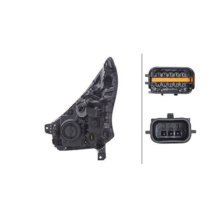 Priekinis žibintas HELLA 1EE 011 410-421