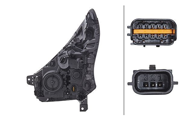 Priekinis žibintas HELLA 1EE 011 410-421