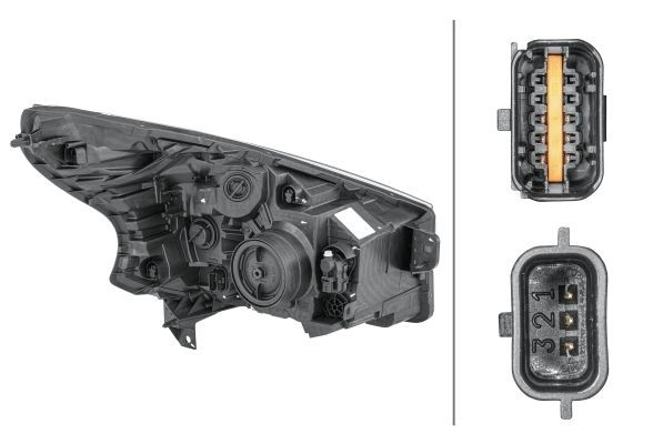 Priekinis žibintas HELLA 1EE 011 410-451