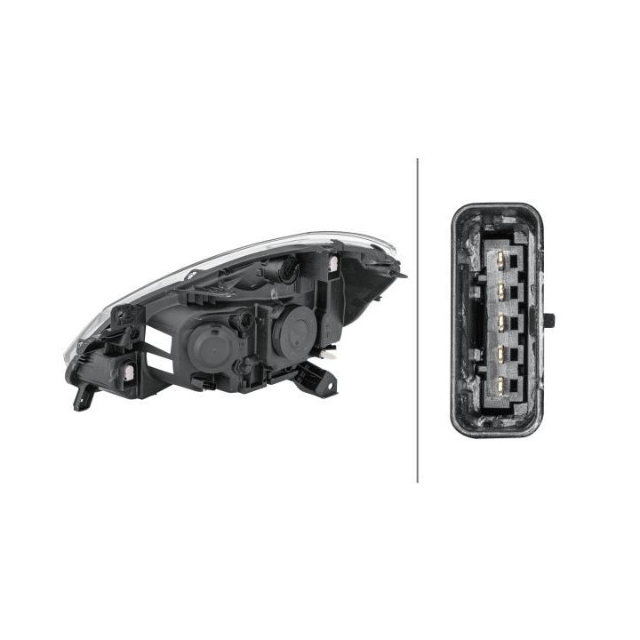 Priekinis žibintas HELLA 1EE 354 536-021